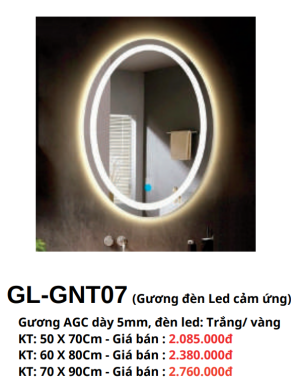 Gương đèn Led cảm ứng GOLICAA GL-GNT07 - 5