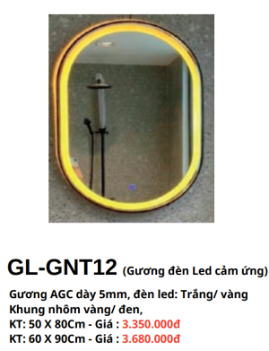 Gương đèn Led cảm ứng GOLICAA GL-GNT12 - 5