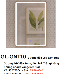 Gương đèn Led cảm ứng GOLICAA GL-GNT10 - 8 Gương đèn Led cảm ứng GOLICAA GL-GNT10 - 7