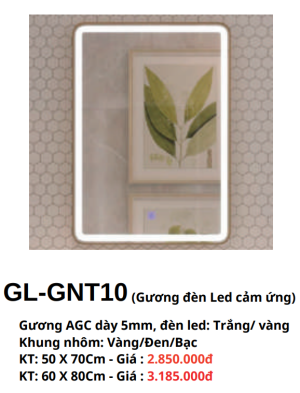 Gương đèn Led cảm ứng GOLICAA GL-GNT10 - 7