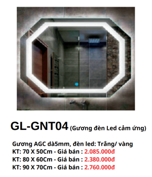Gương đèn Led cảm ứng GOLICAA GL-GNT04 - 5