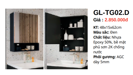 Tủ gương GOLICAA GL-TG02.D - 3