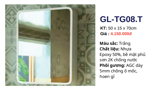 Tủ gương GOLICAA GL-TG08.T - 3