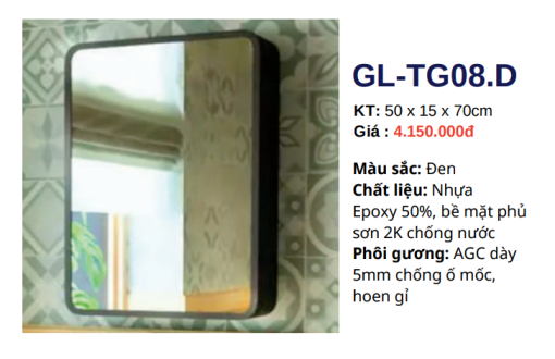 Tủ gương GOLICAA GL-TG08.D - 3