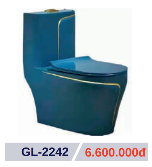 Bồn cầu liền khối GOLICAA GL-2242 - 5