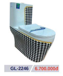 Bồn cầu liền khối GOLICAA GL-2246 - 9