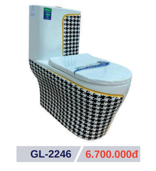 Bồn cầu liền khối GOLICAA GL-2246 - 5