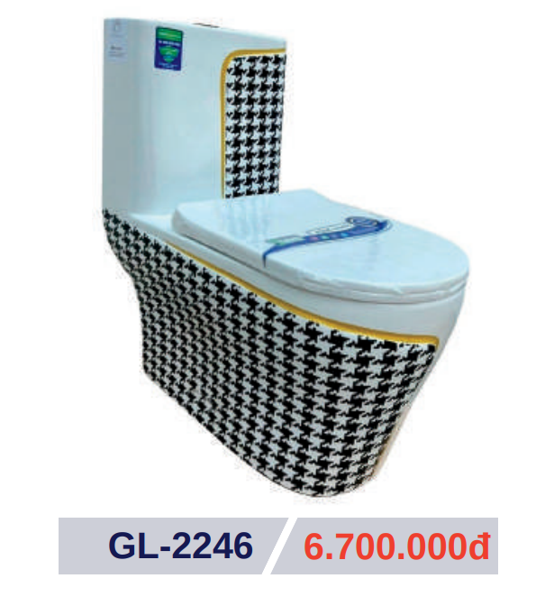 Bồn cầu liền khối GOLICAA GL-2246