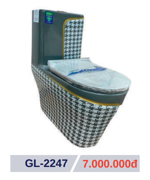 Bồn cầu liền khối GOLICAA GL-2247 - 5
