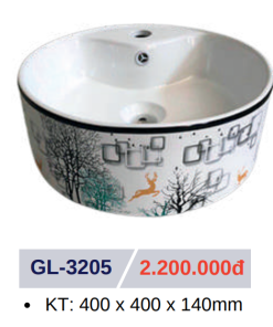 Lavabo sứ cao cấp GOLICAA GL-3205 - 10 Lavabo sứ cao cấp GOLICAA GL-3205 - 9