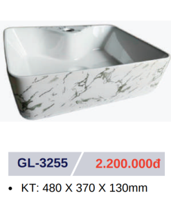 Lavabo sứ cao cấp GOLICAA GL-3255 - 10 Lavabo sứ cao cấp GOLICAA GL-3255 - 9