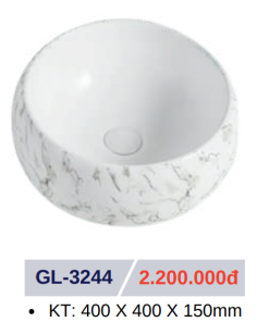 Lavabo sứ cao cấp GOLICAA GL-3244 - 8 Lavabo sứ cao cấp GOLICAA GL-3244 - 7