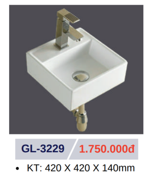 Lavabo sứ cao cấp GOLICAA GL-3229 - 9