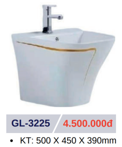 Lavabo sứ cao cấp GOLICAA GL-3225 - 10 Lavabo sứ cao cấp GOLICAA GL-3225 - 9