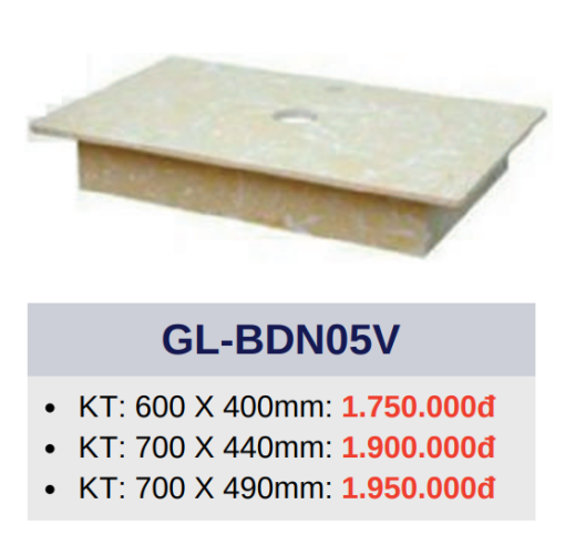 Bàn đá 1 tầng đặt lavabo GOLICAA GL-BDN05V - 3