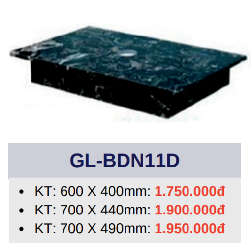 Bàn đá 1 tầng đặt lavabo GOLICAA GL-BDN11D - 3