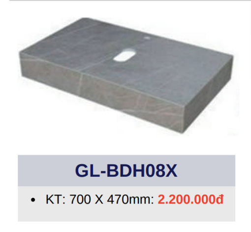 Bàn đá 1 tầng đặt lavabo GOLICAA GL-BDH08X - 3