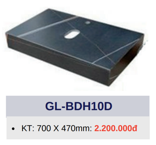 Bàn đá 1 tầng đặt lavabo GOLICAA GL-BDH10D - 3