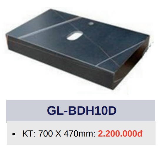 Bàn đá 1 tầng đặt lavabo GOLICAA GL-BDH10D