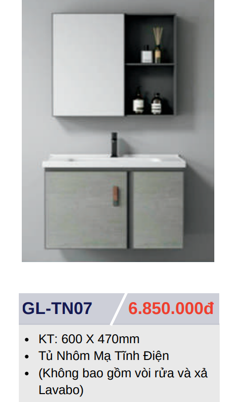Tủ lavabo GOLICAA GL-TN07