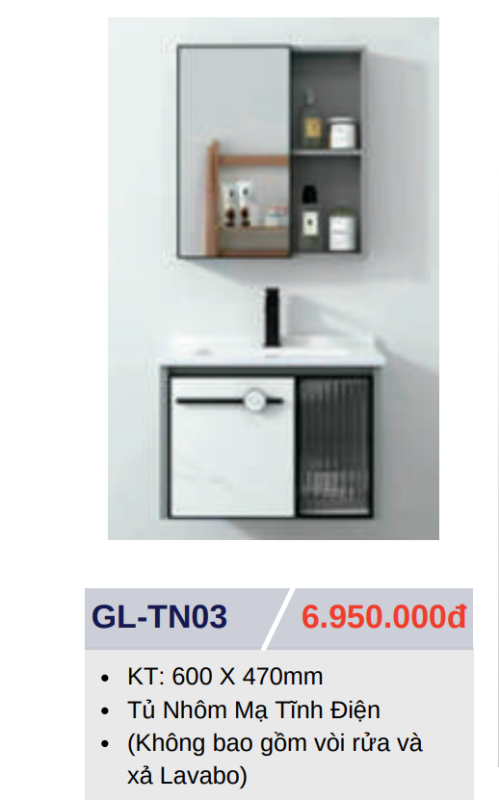 Tủ lavabo GOLICAA GL-TN03