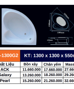Bồn tắm GOLICAA GL-1300G2 - 10 Bồn tắm GOLICAA GL-1300G2 - 9