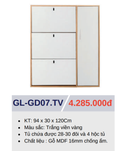 Tủ Giày Thông Minh 3 Tầng GOLICAA GL-GD07.TV - 5