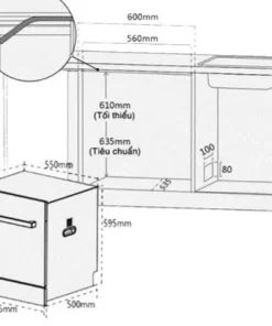 Máy rửa bát Richborn RBDG6064MQ - 18 Máy rửa bát Richborn RBDG6064MQ - 17