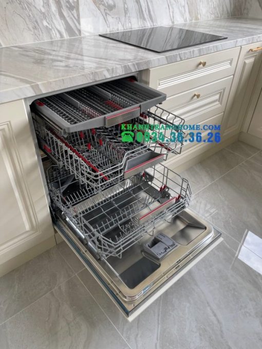 Máy Rửa Bát Âm Tủ Bosch SMV8TCX01E Seri 8 Nhập Khẩu Đức - 9
