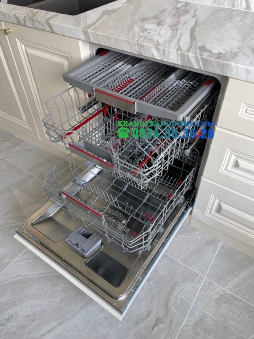 Máy Rửa Bát Âm Tủ Bosch SMV8TCX01E Seri 8 Nhập Khẩu Đức - 17