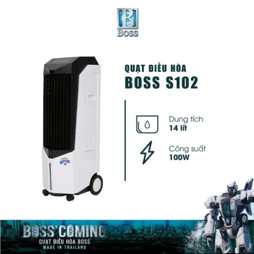 Quạt điều hòa Boss S102 - 14 lít - 100W - 1