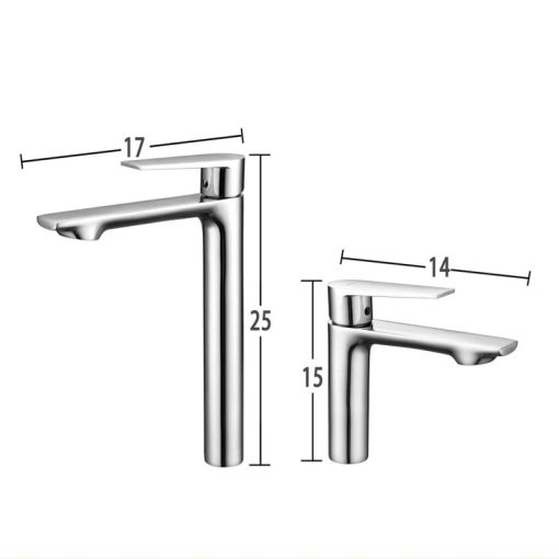 Vòi lavabo nóng lạnh GOLICAA GL-330 - 5