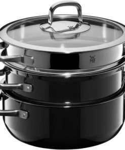 BỘ NỒI WMF FUSIONTEC COMPACT 3 MÓN ĐEN 0515615290