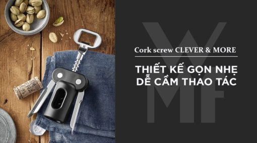DỤNG CỤ MỞ NÚT CHAI ĐA NĂNG WMF CORKSCREW H20CM 0658186200 - 9
