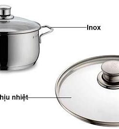 BỘ NỒI TỪ WMF COOKWARE SET DIADEM PLUS 3 MÓN 0730299990 - 9