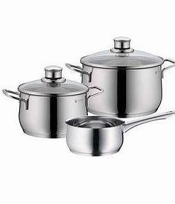 BỘ NỒI TỪ WMF COOKWARE SET DIADEM PLUS 3 MÓN 0730299990