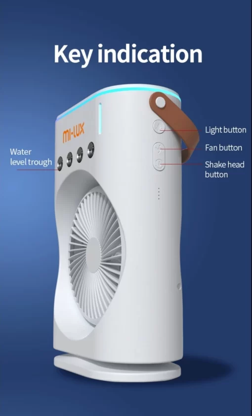 Quạt TÍCH ĐIỆN phun sương XIAOMI MI-LUX A3 - 7