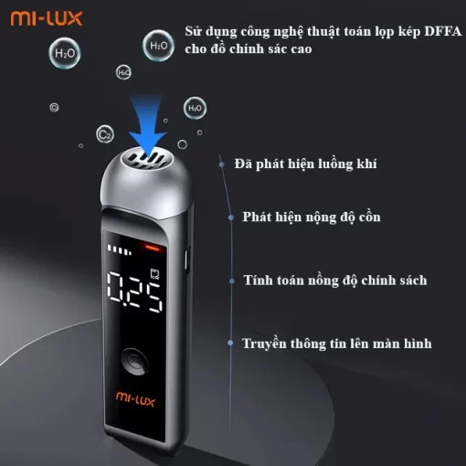 Máy đo nồng độ cồn qua hơi thở XIAOMI MI-LUX AT-01 - 3