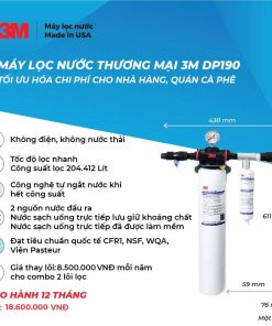 MÁY LỌC NƯỚC 3M DP190 CÔNG SUẤT LỚN - 18 MÁY LỌC NƯỚC 3M DP190 CÔNG SUẤT LỚN - 17