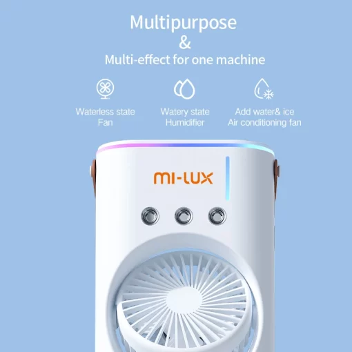 Quạt TÍCH ĐIỆN phun sương XIAOMI MI-LUX A3 PLUS - 17