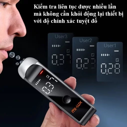 Máy đo nồng độ cồn qua hơi thở XIAOMI MI-LUX AT-01 - 5
