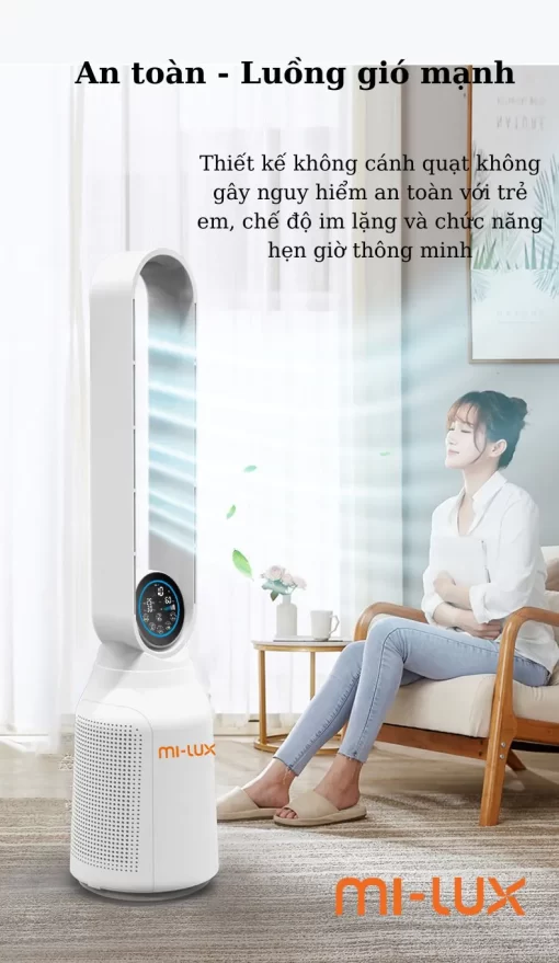 Quạt không cánh Xiaomi Mi-lux A4 Pro - 7