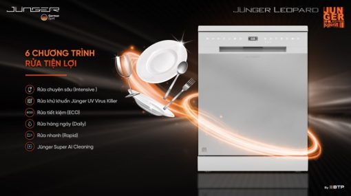 MÁY RỬA BÁT JUNGER LEOPARD DWJ-140 - 21