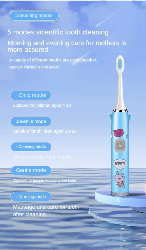 Bàn chải điện Xiaomi Mi-lux Oral A1 cao cấp dành cho trẻ em - 13