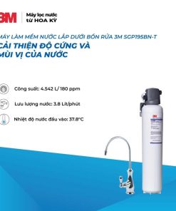 Máy Làm Mềm Nước Lắp Dưới Bồn Rửa 3M SGP195BN-T - 9
