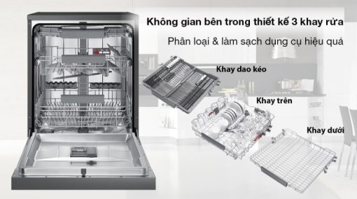 MÁY RỬA BÁT ĐỘC LẬP SAMSUNG DW60CG550FSGSV - 3