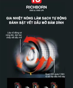 Máy hút mùi Richborn RHA70GHMB - 12 Máy hút mùi Richborn RHA70GHMB - 11