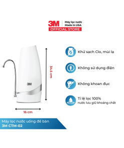 MÁY LỌC NƯỚC ĐỂ BÀN 3M CTM-02 - 18 MÁY LỌC NƯỚC ĐỂ BÀN 3M CTM-02 - 17