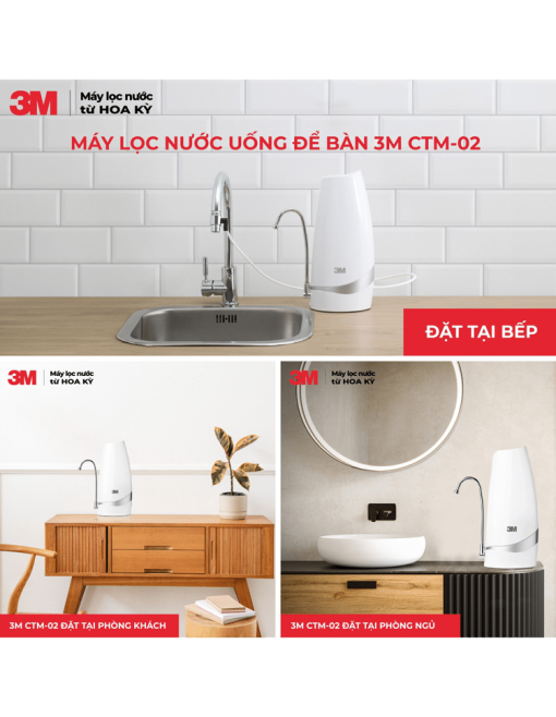 MÁY LỌC NƯỚC ĐỂ BÀN 3M CTM-02 - 7
