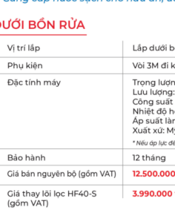 Máy Lọc Nước Lắp Dưới Bồn Rửa 3M ICE140-S - 8 Máy Lọc Nước Lắp Dưới Bồn Rửa 3M ICE140-S - 7